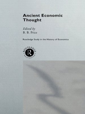 cover image of Ancient Economic Thought